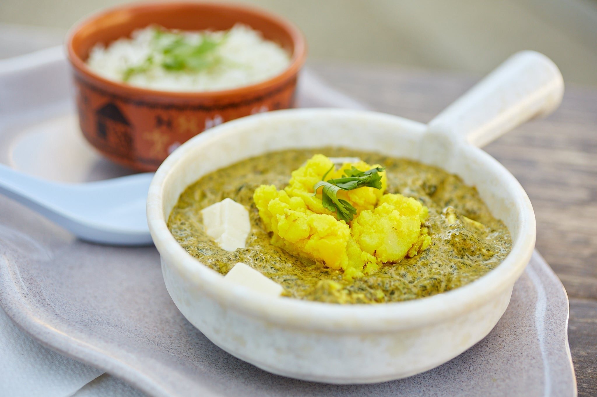 Saag Aloo.
