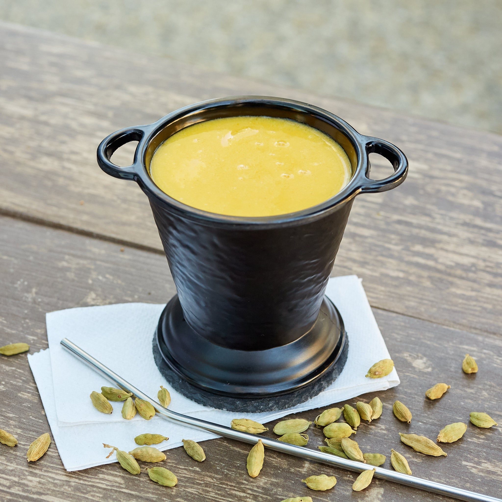 Vegan Mango Lassi (Served Cold).